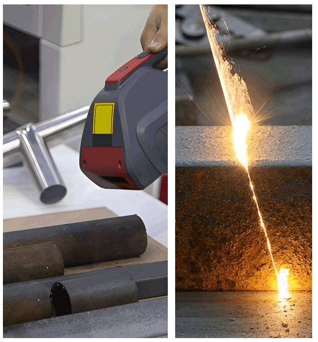 Laser cleaning for metal restoration