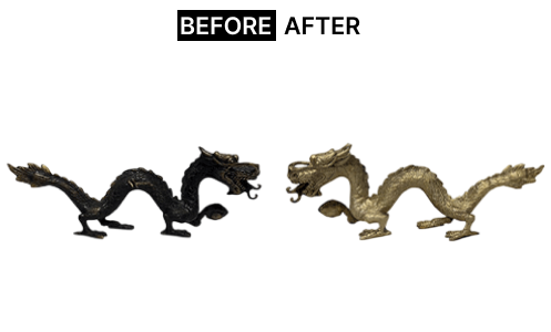 Laser cleaning for metal restoration