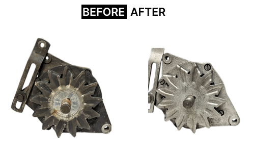 Laser cleaning for metal restoration